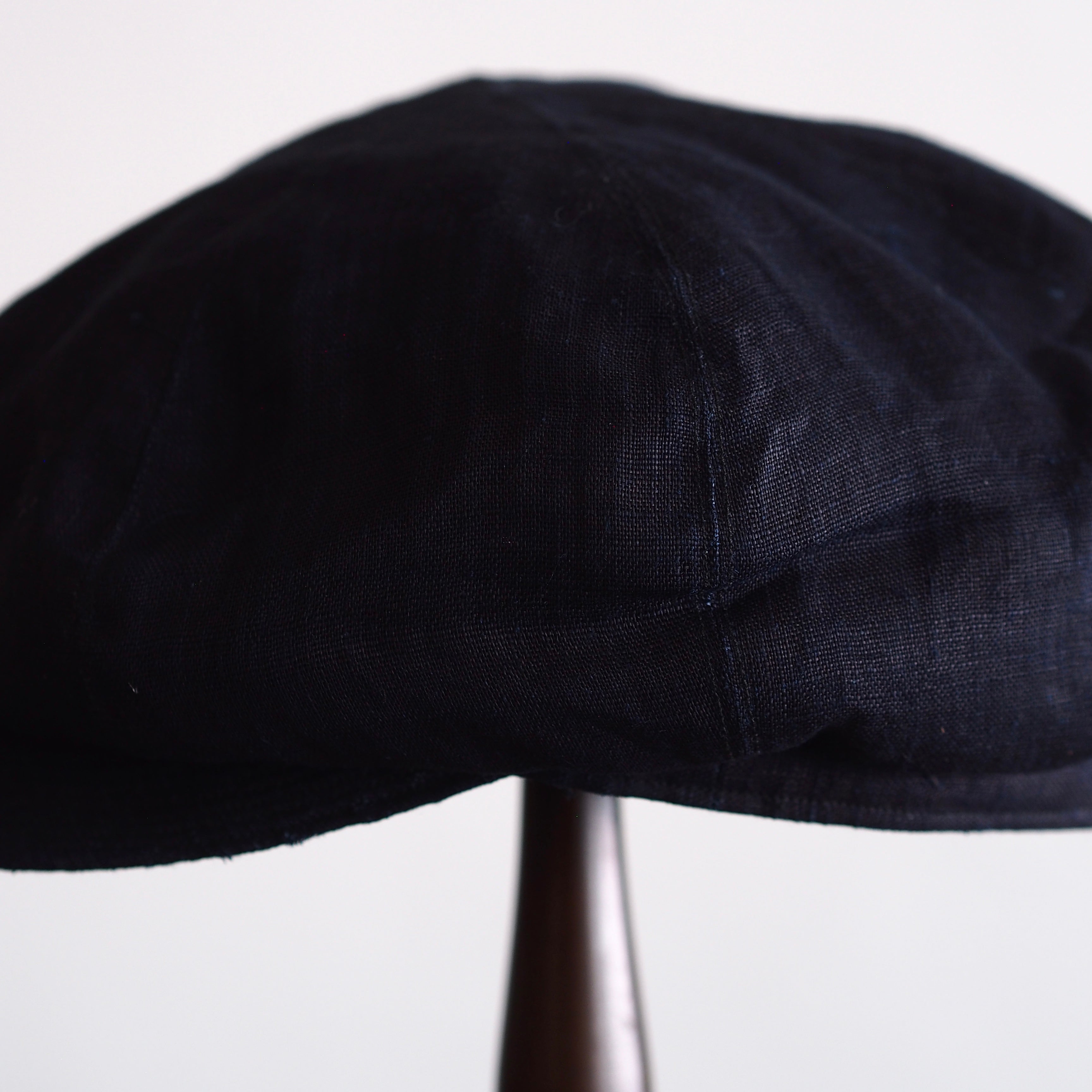 NORA CAP ~type newsboy~60 japan old indigo ramie