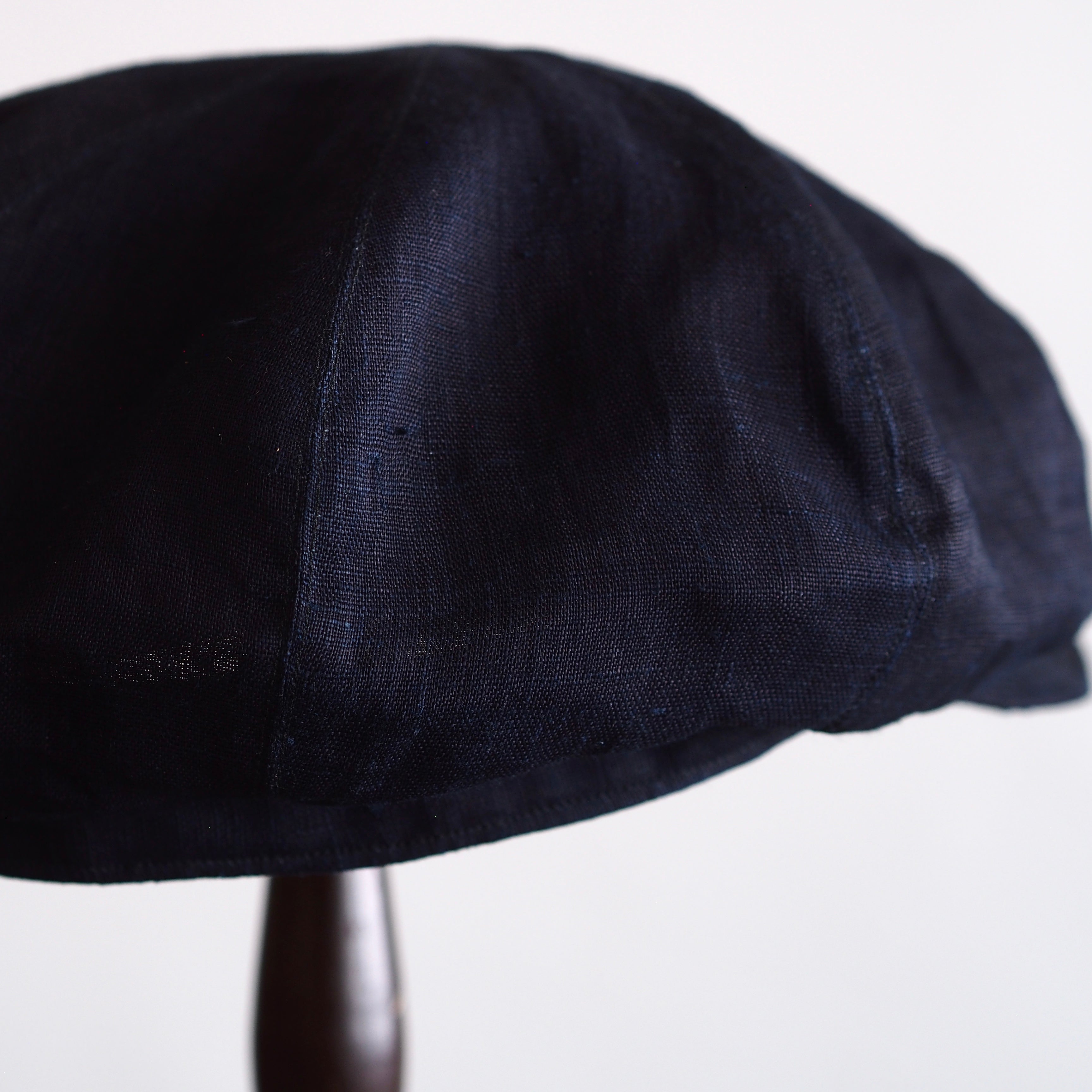 NORA CAP ~type newsboy~60 japan old indigo ramie