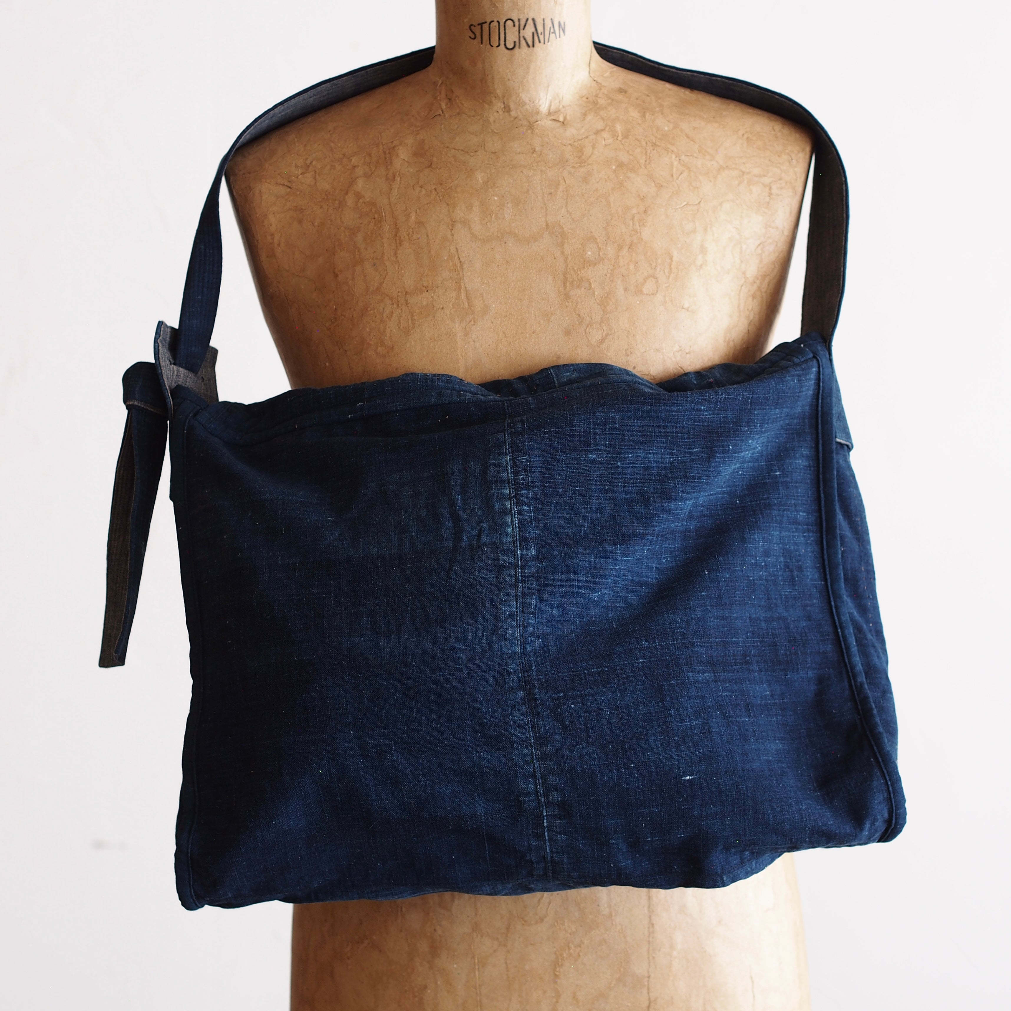 NORA BAG~type postman~japan old indigo cotton