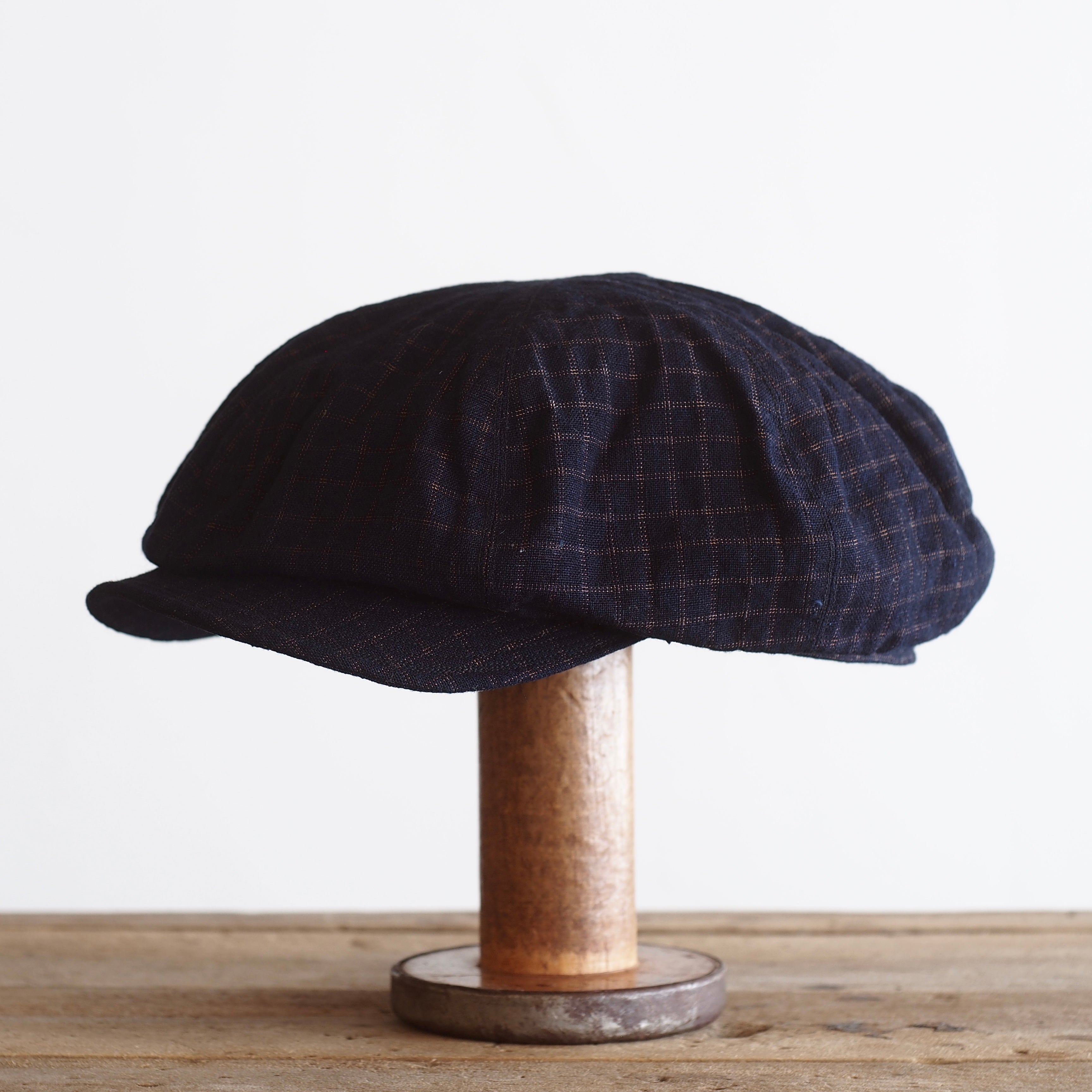 NORA CAP ~type newsboy~60japan old cotton/silk