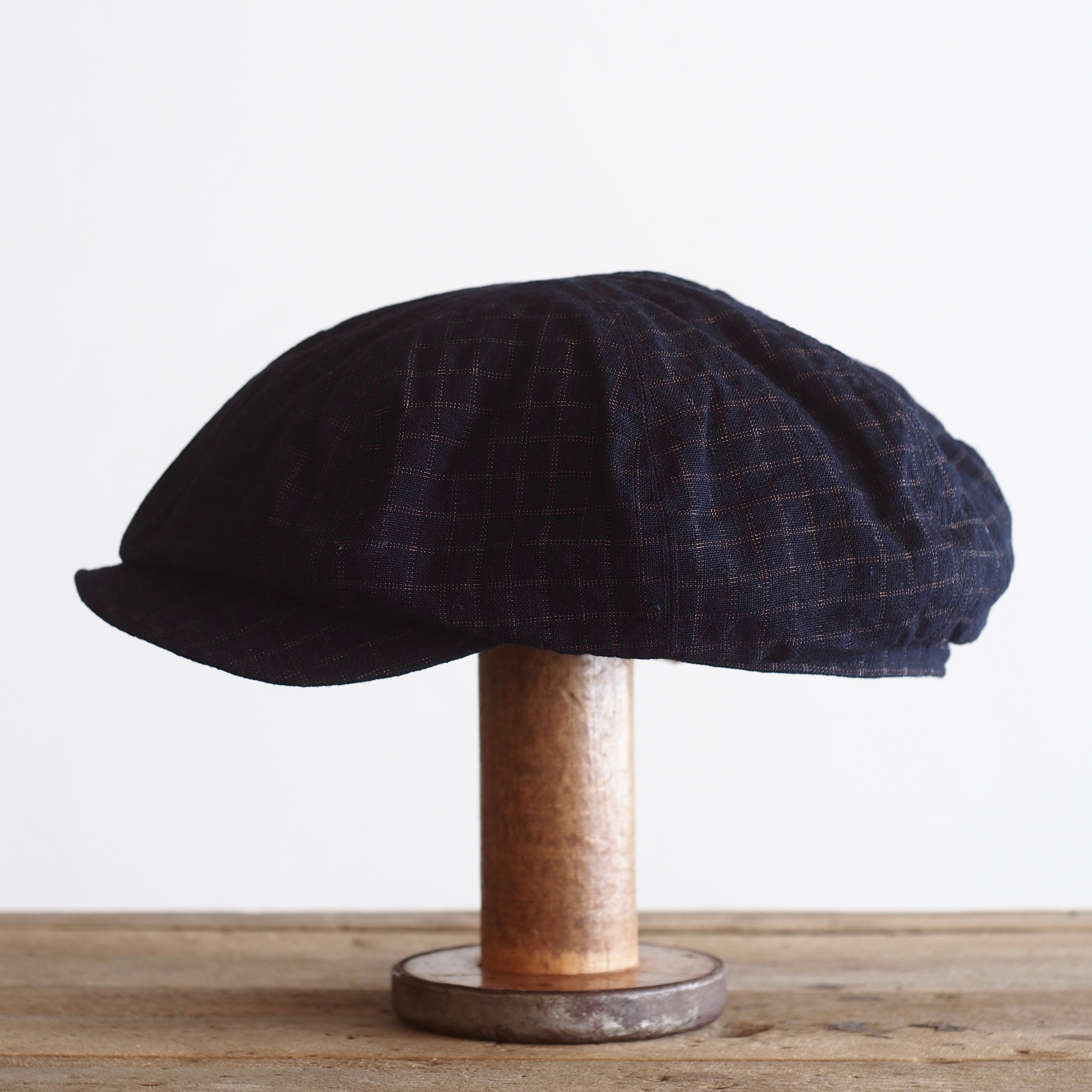 NORA CAP ~type newsboy~60japan old cotton/silk