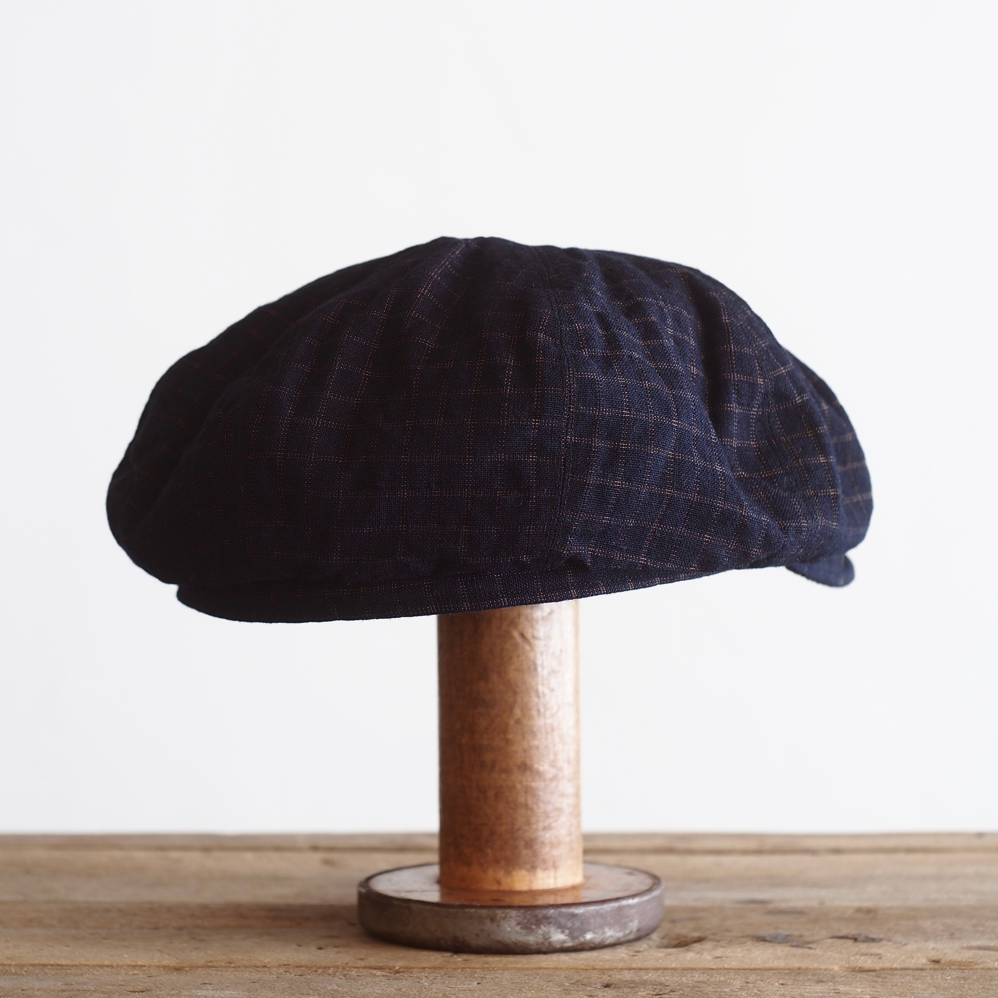 NORA CAP ~type newsboy~60japan old cotton/silk