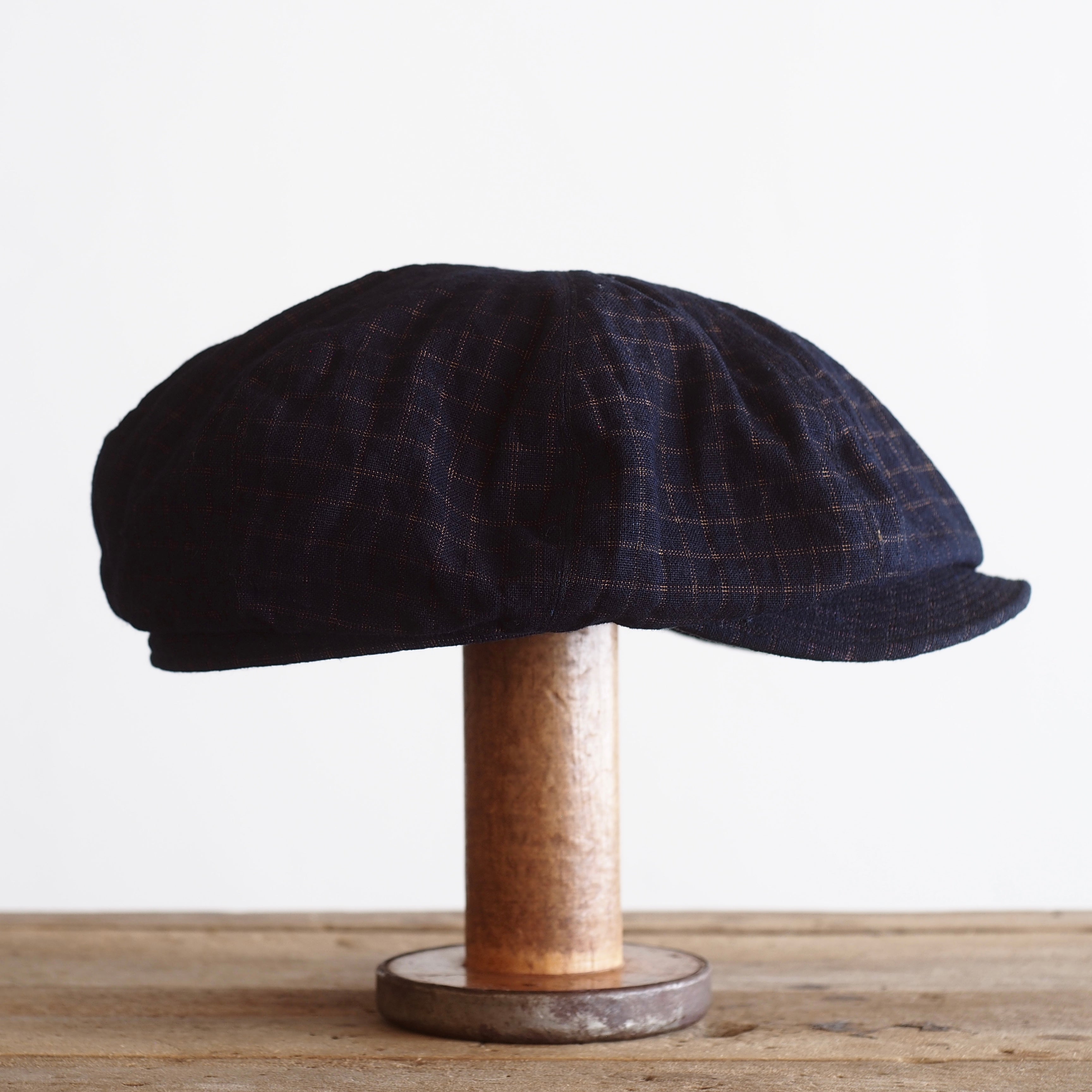 NORA CAP ~type newsboy~60japan old cotton/silk