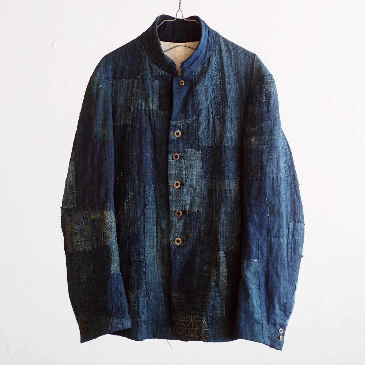NORA JACKET~ old indigo boro fabric~