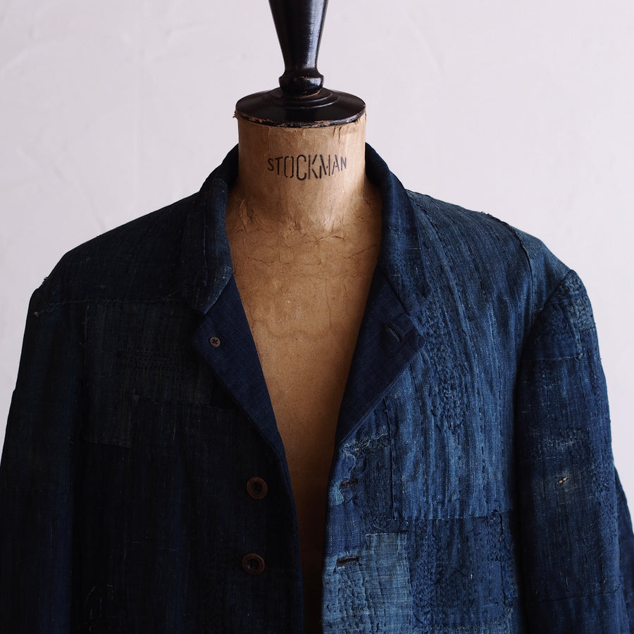 NORA JACKET~ old indigo boro fabric~