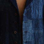 NORA JACKET~ old indigo boro fabric~