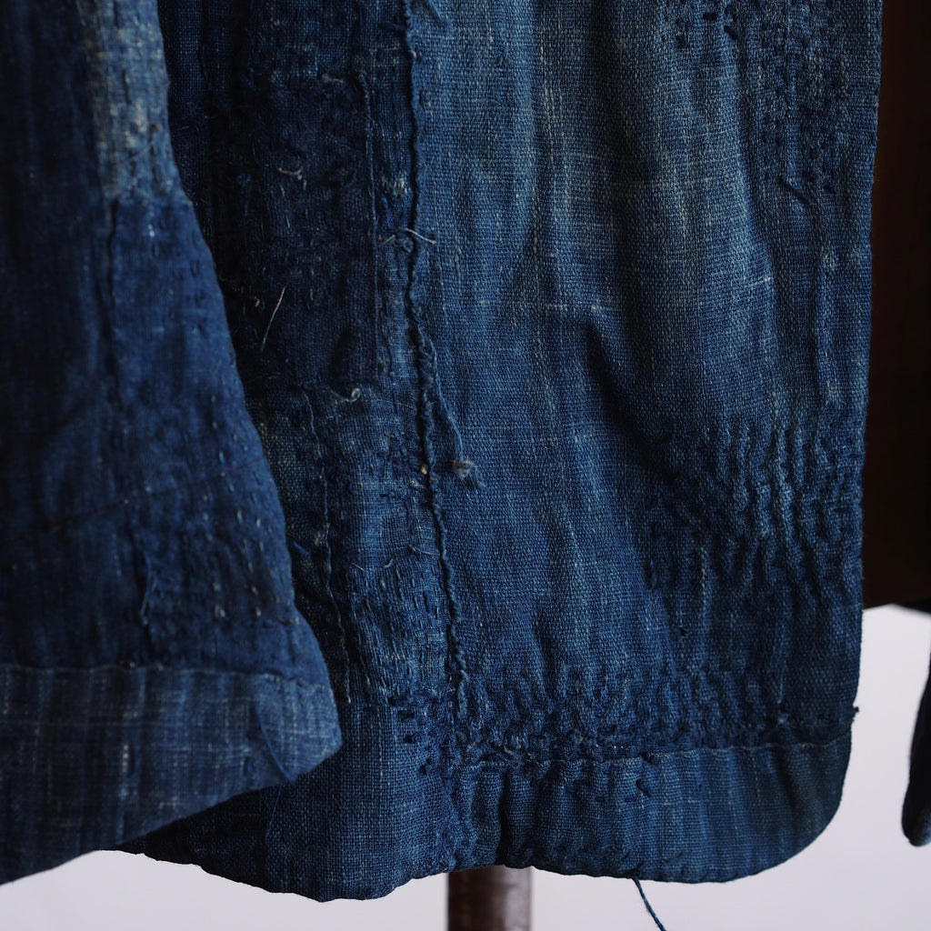 NORA JACKET~ old indigo boro fabric~