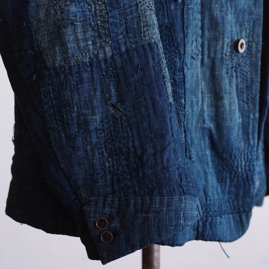 NORA JACKET~ old indigo boro fabric~