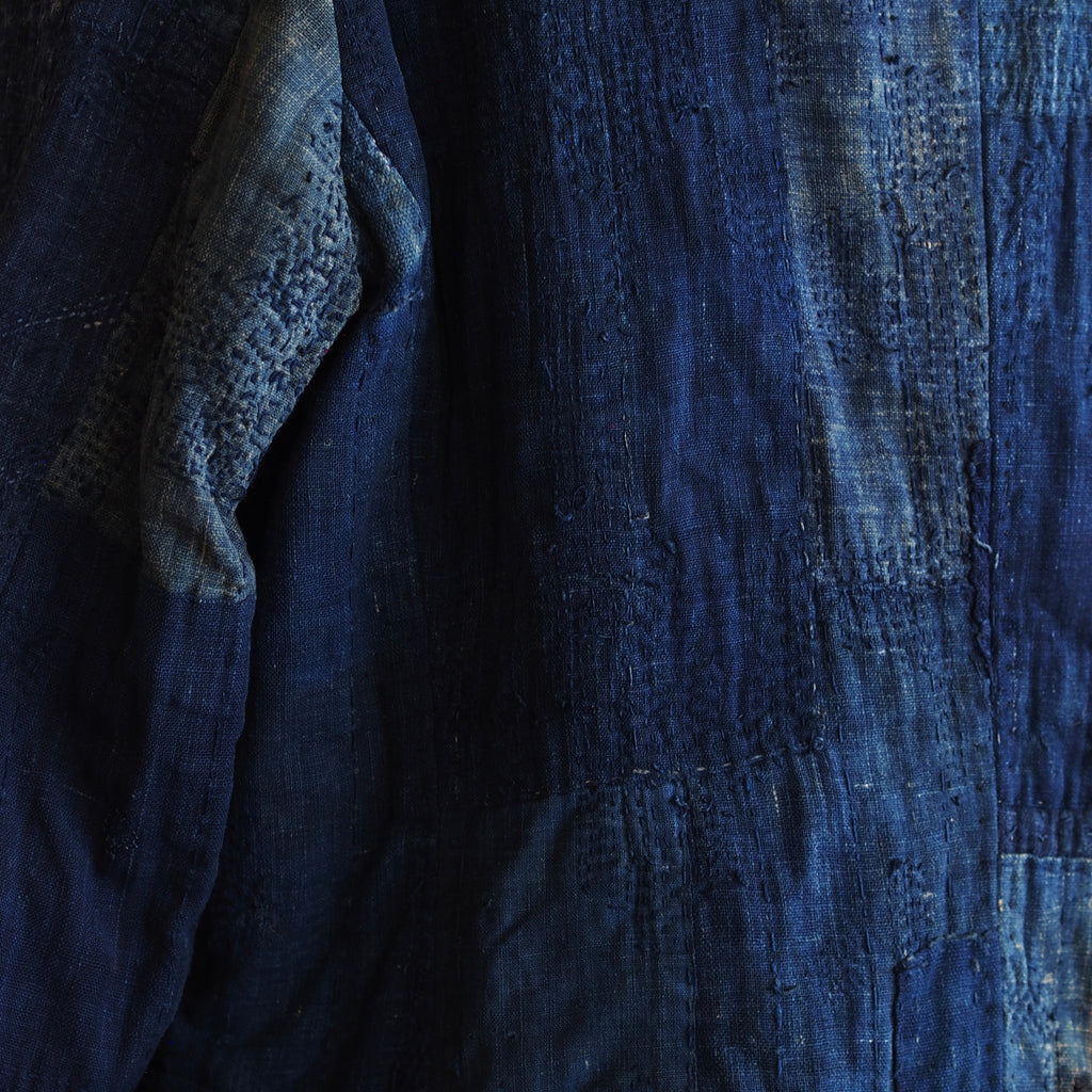 NORA JACKET~ old indigo boro fabric~