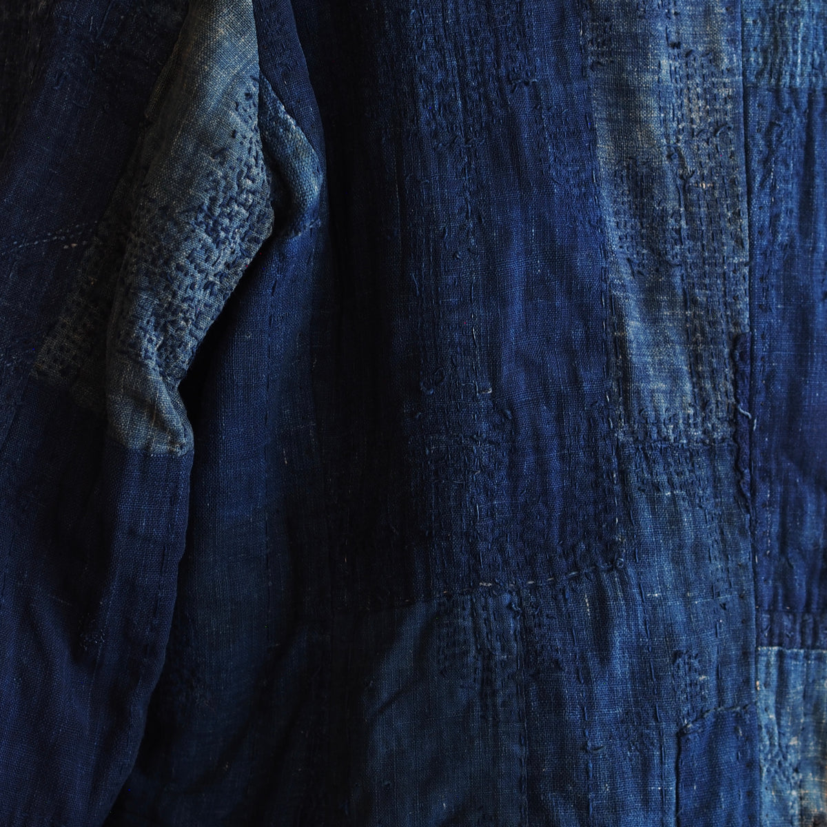 NORA JACKET~ old indigo boro fabric~
