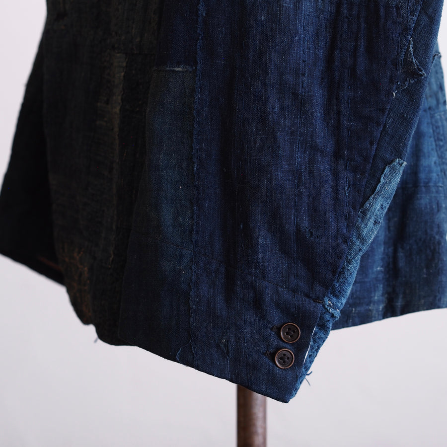 NORA JACKET~ old indigo boro fabric~