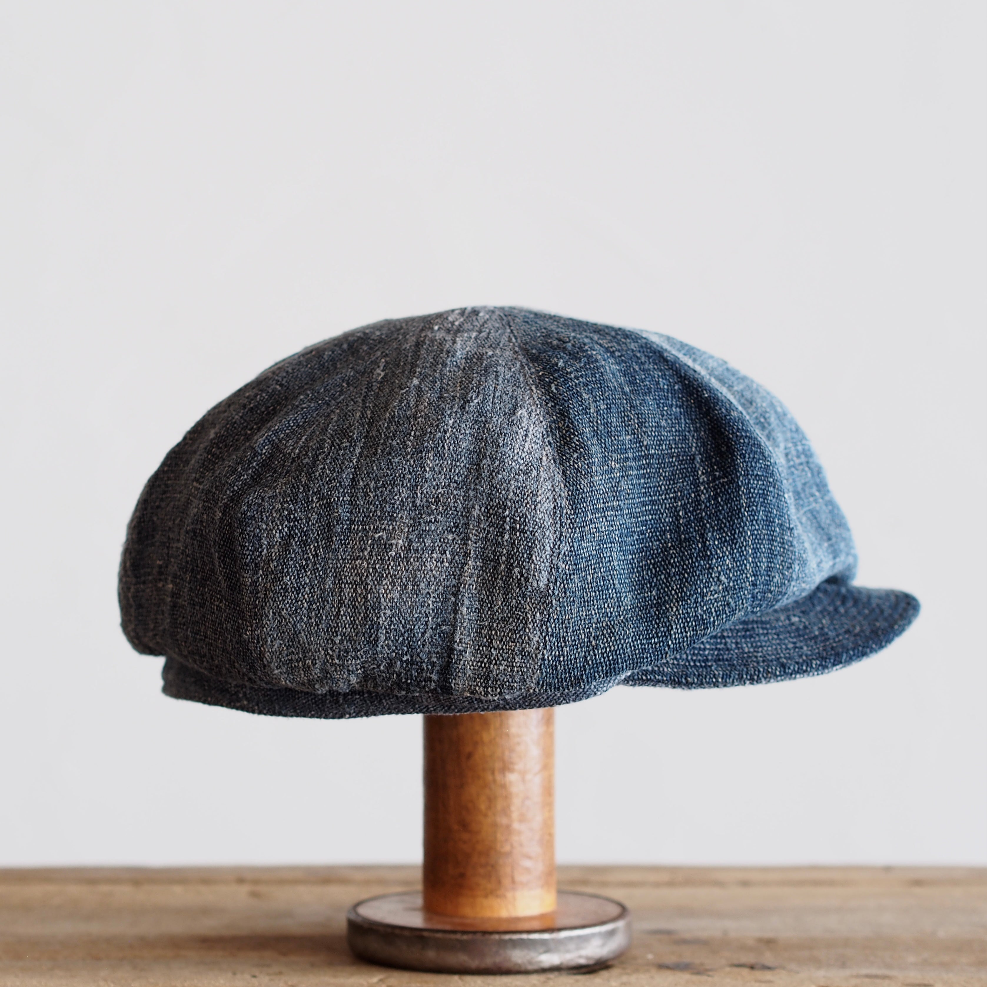JAPAN VINTAGE FABRIC CAP ~type newsboy~60 南部麻