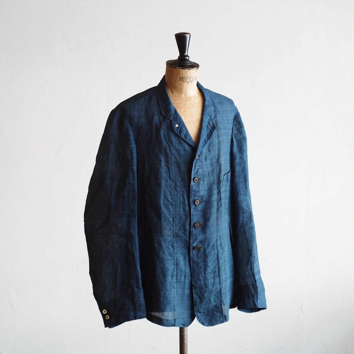 NORA JACKET~Japan old indigo ramie fabric~