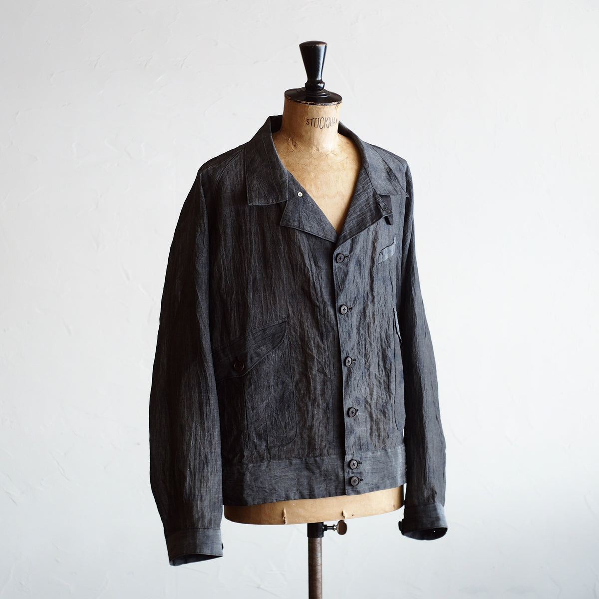 NORA SHORT SHIRT JACKET~japan old ramie fabric~