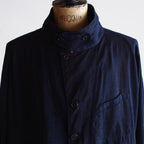 NORA SHORT SHIRT JACKET~japan old indigo silk fabric~