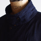 NORA SHORT SHIRT JACKET~japan old indigo silk fabric~