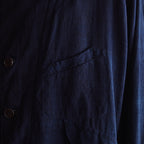 NORA SHORT SHIRT JACKET~japan old indigo silk fabric~