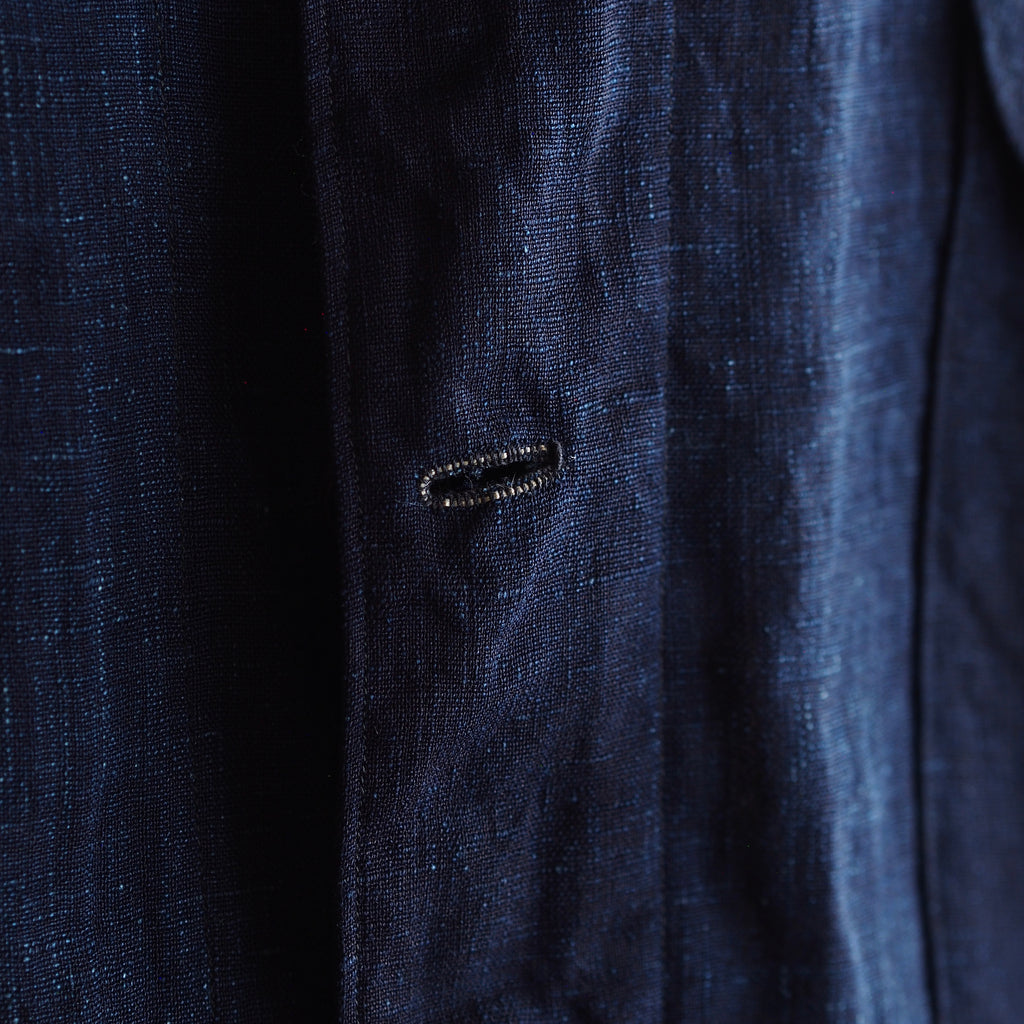 NORA SHORT SHIRT JACKET~japan old indigo silk fabric~