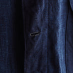 NORA SHORT SHIRT JACKET~japan old indigo silk fabric~