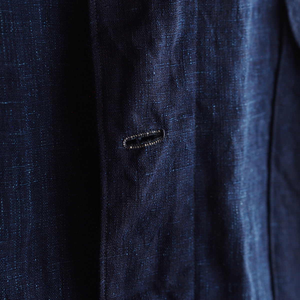 NORA SHORT SHIRT JACKET~japan old indigo silk fabric~