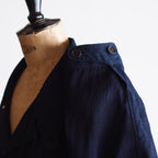 NORA SHORT SHIRT JACKET~japan old indigo silk fabric~
