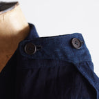 NORA SHORT SHIRT JACKET~japan old indigo silk fabric~