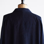NORA SHORT SHIRT JACKET~japan old indigo silk fabric~