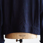NORA SHORT SHIRT JACKET~japan old indigo silk fabric~