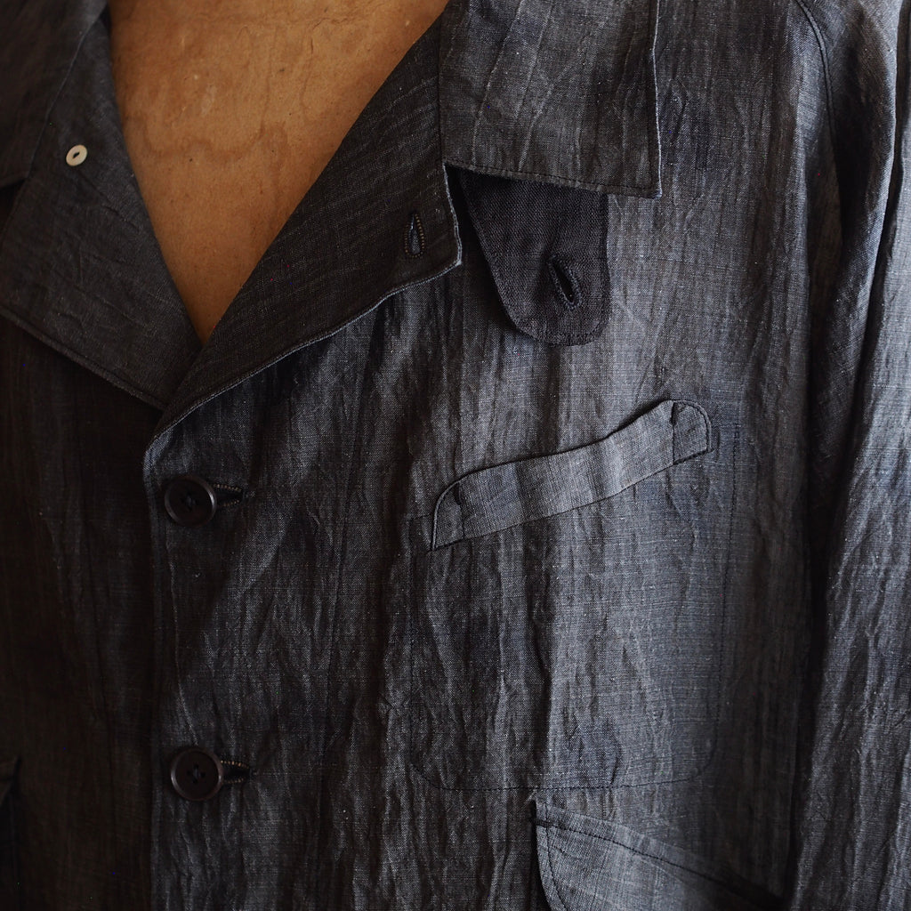 NORA SHORT SHIRT JACKET~japan old ramie fabric~