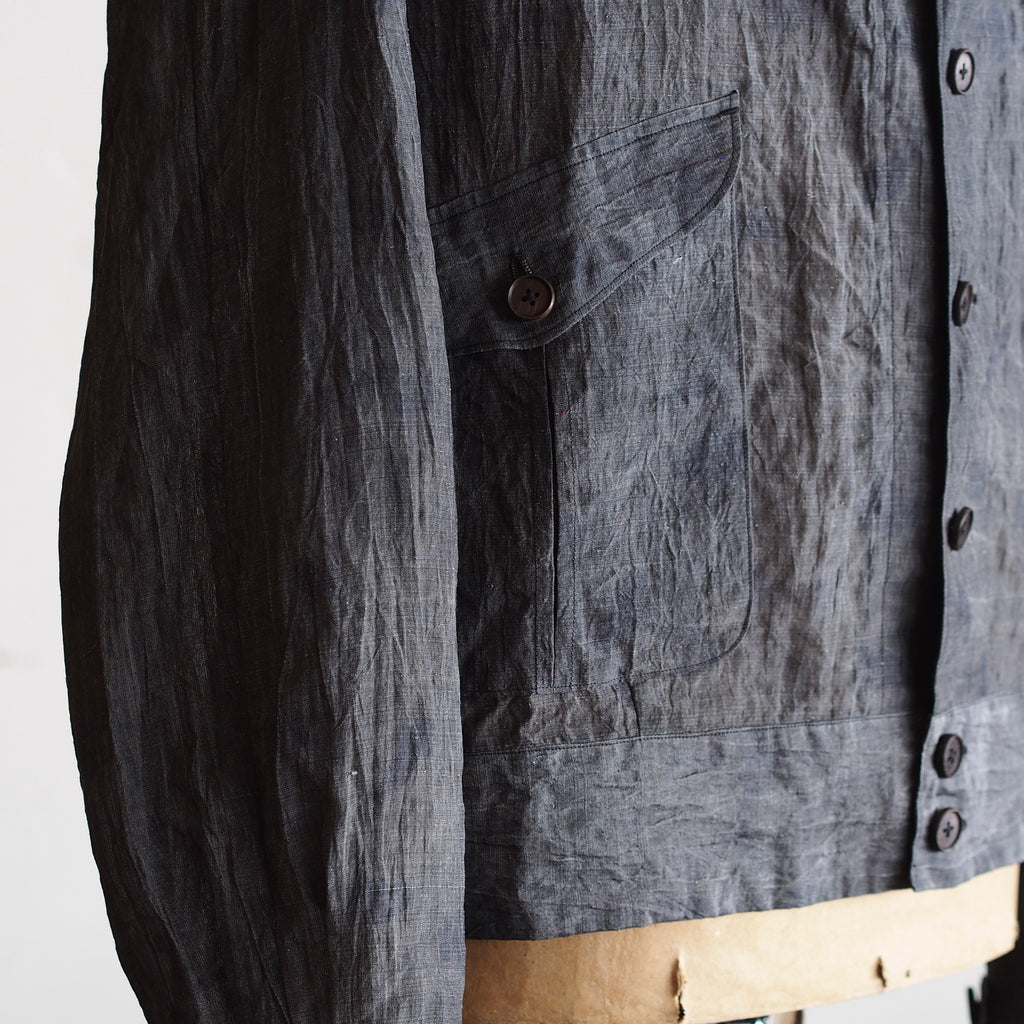 NORA SHORT SHIRT JACKET~japan old ramie fabric~