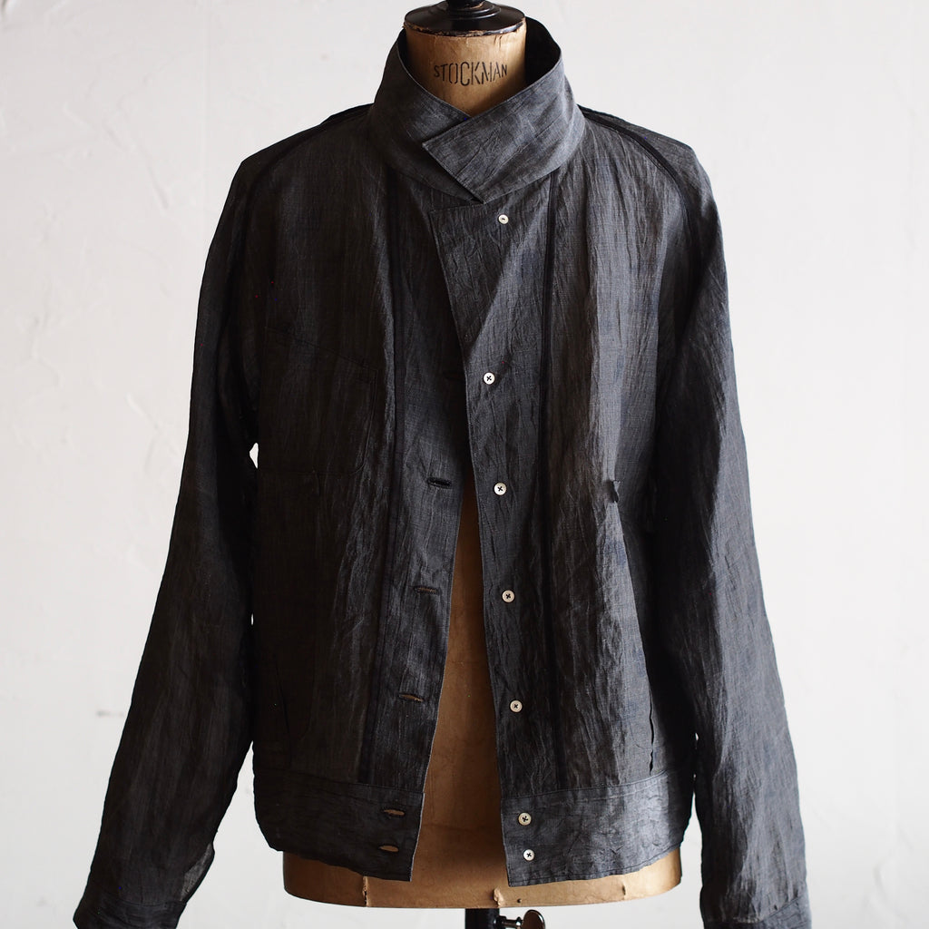 NORA SHORT SHIRT JACKET~japan old ramie fabric~