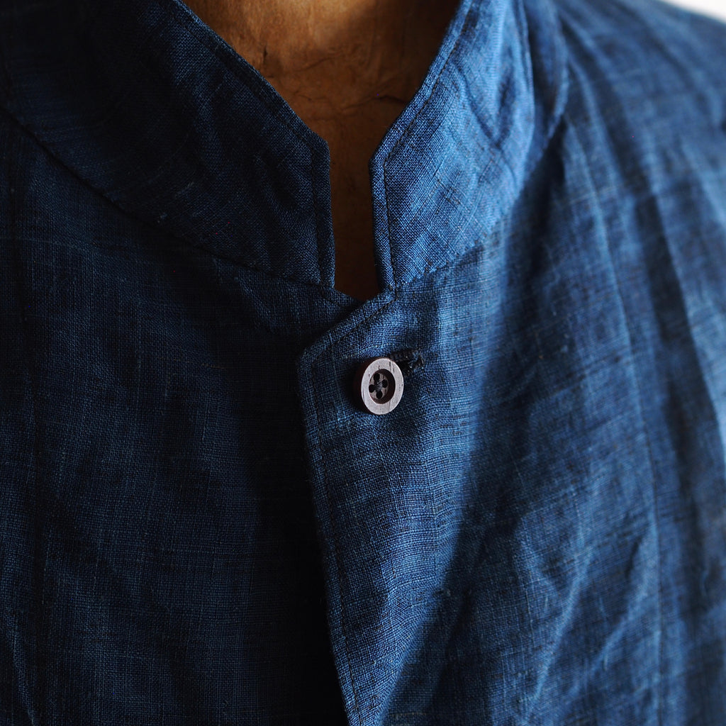 NORA JACKET~Japan old indigo ramie fabric~