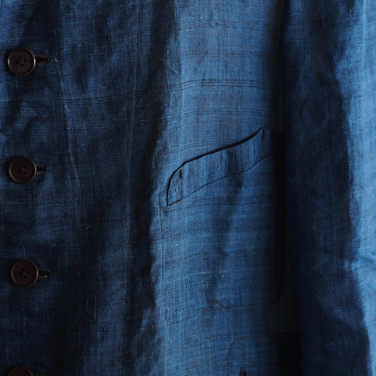 NORA JACKET~Japan old indigo ramie fabric~