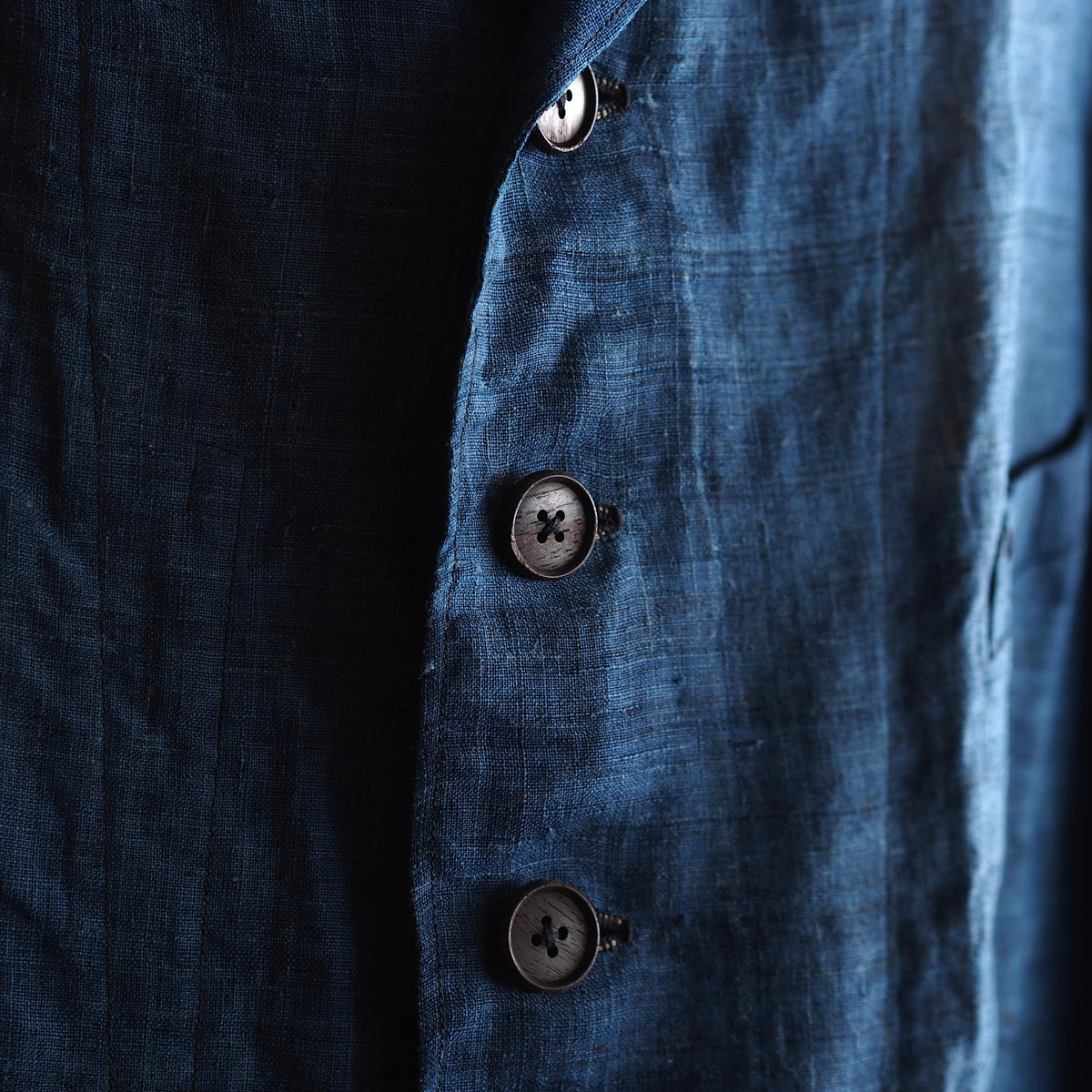 NORA JACKET~Japan old indigo ramie fabric~