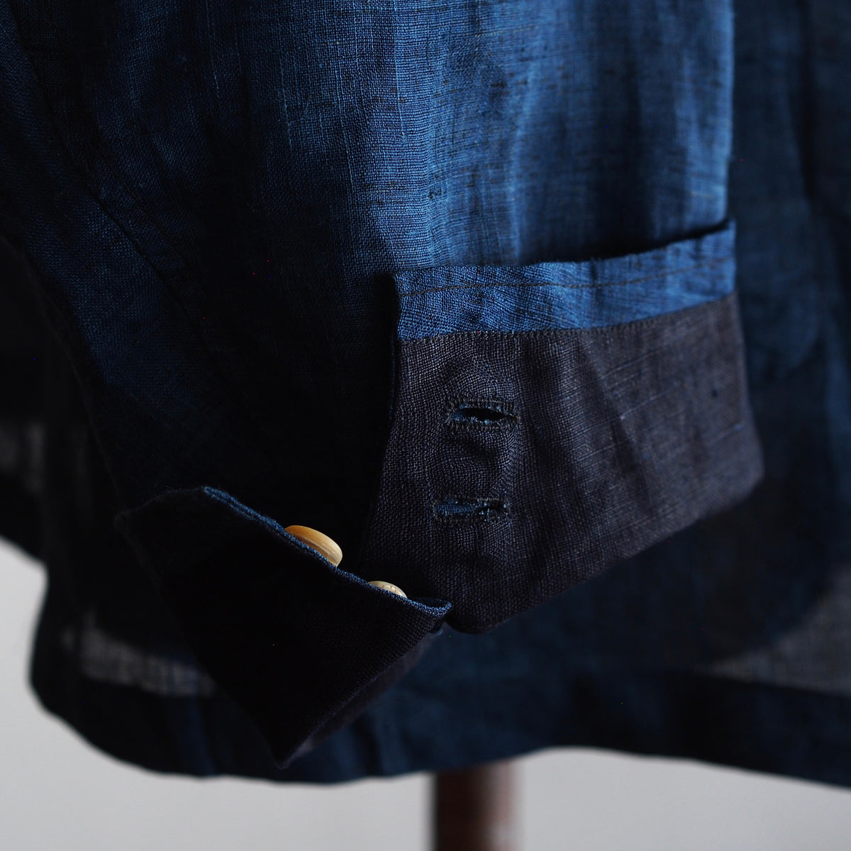 NORA JACKET~Japan old indigo ramie fabric~