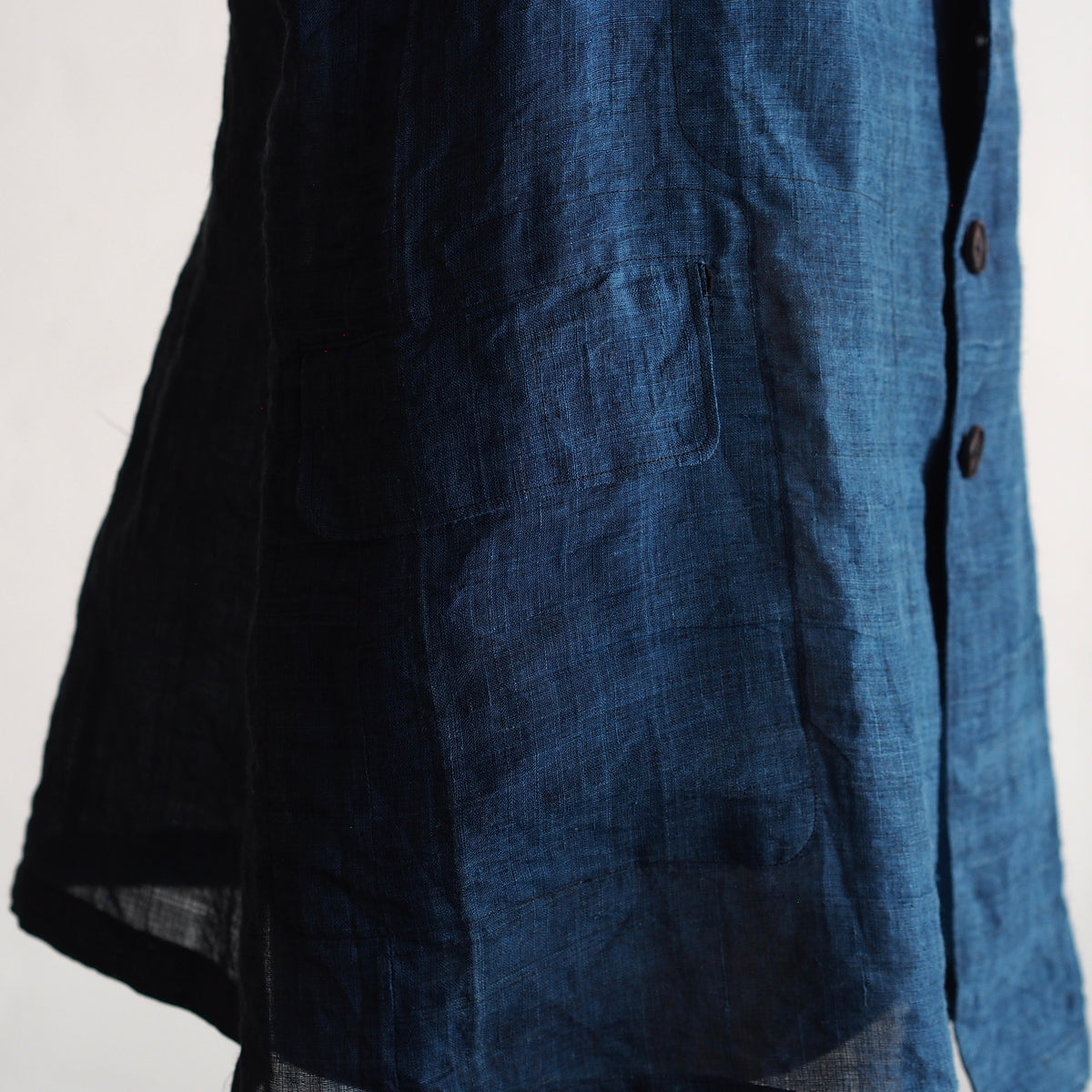 NORA JACKET~Japan old indigo ramie fabric~