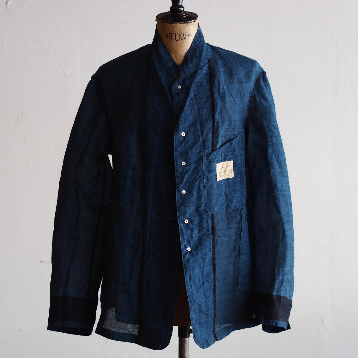 NORA JACKET~Japan old indigo ramie fabric~