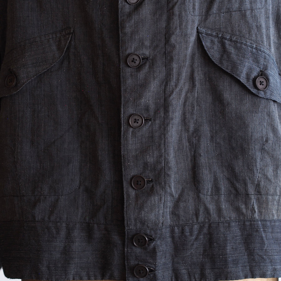 NORA SHORT JACKET~Japan old linen fabric~⓵