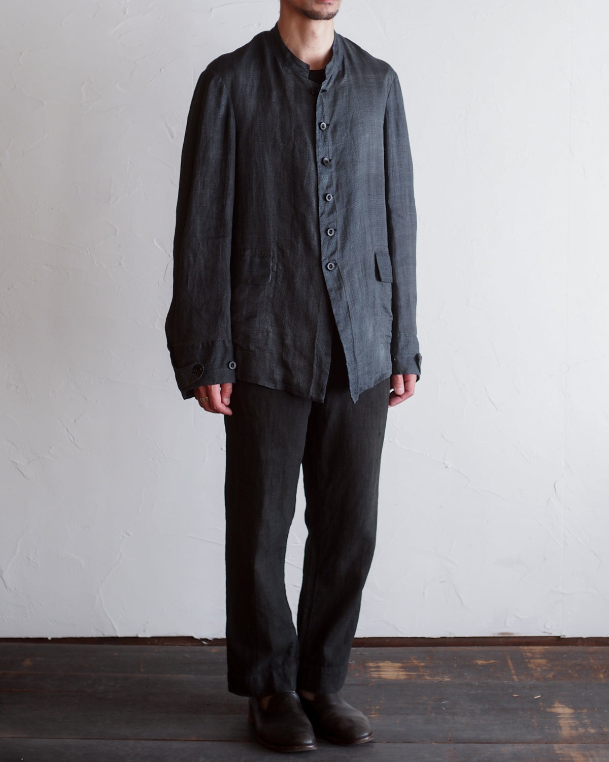 NORA JACKET~Japan old indigo linen fabric~