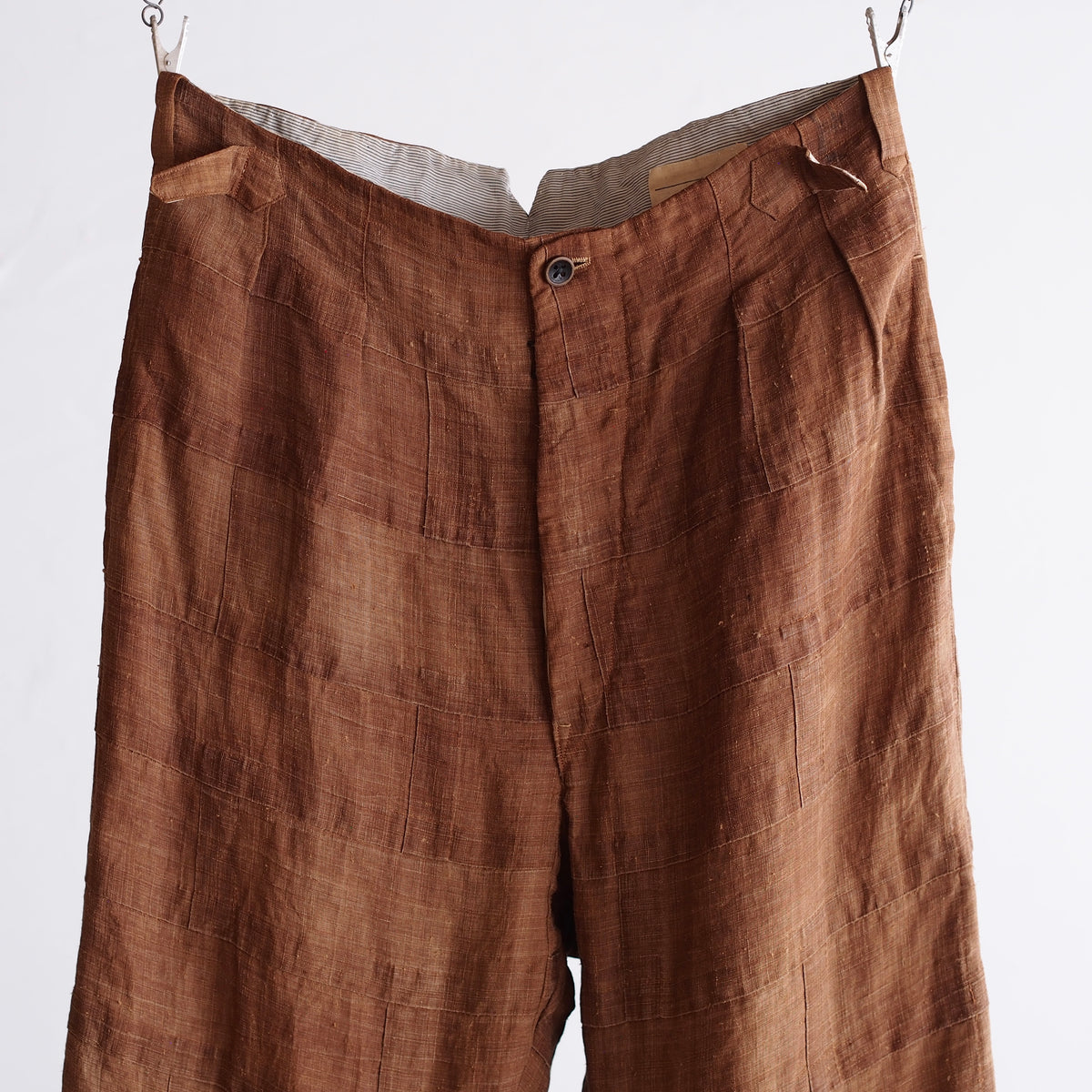 NORA WORK PANTS~japan old linen Kakisibu~