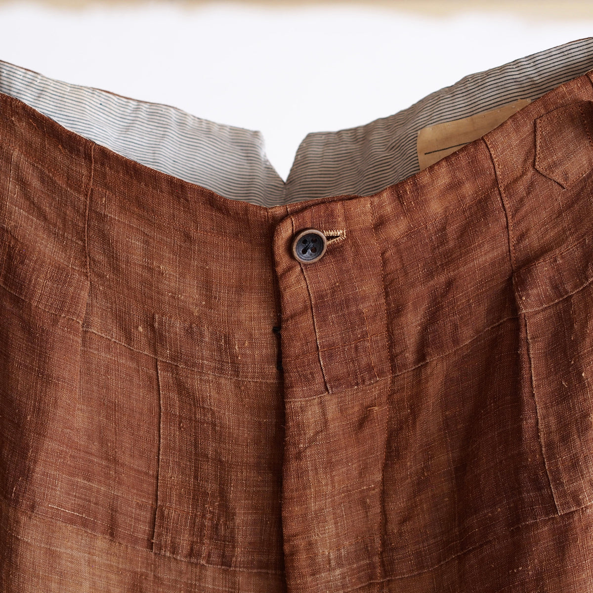 NORA WORK PANTS~japan old linen Kakisibu~