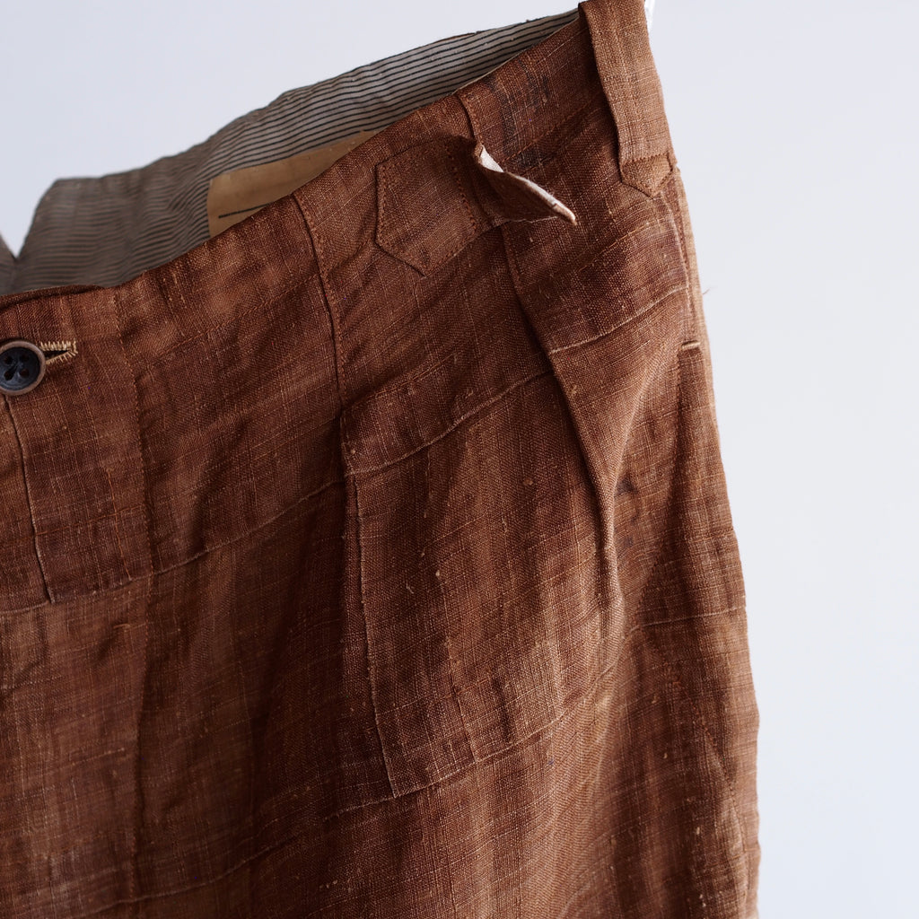 NORA WORK PANTS~japan old linen Kakisibu~