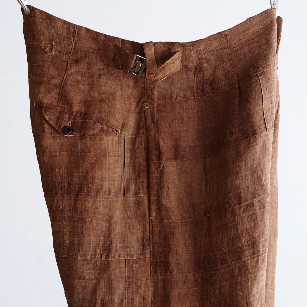 NORA WORK PANTS~japan old linen Kakisibu~