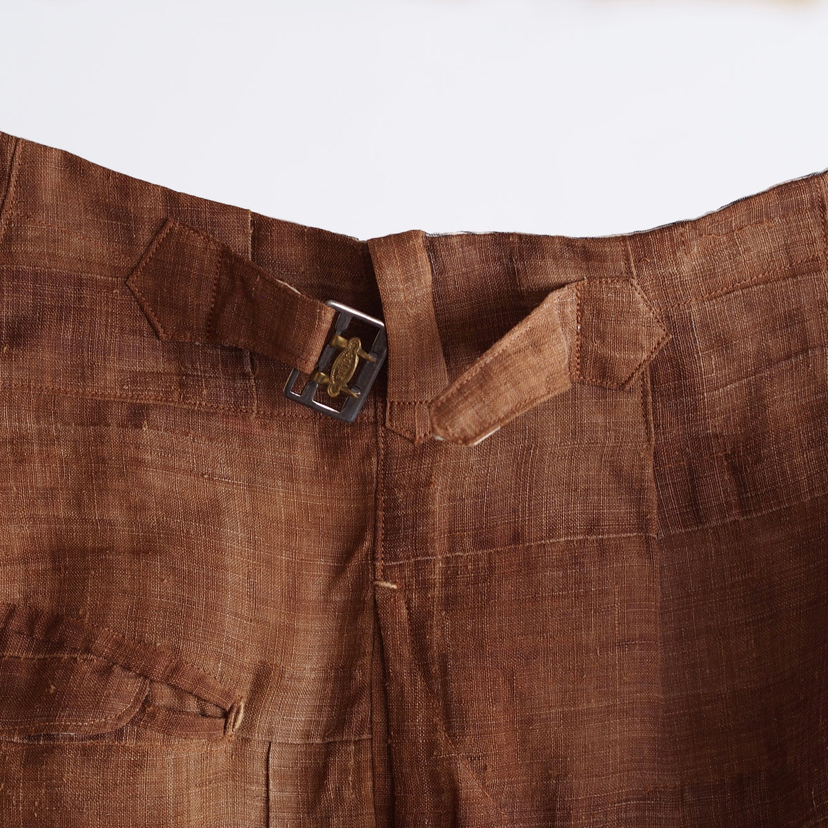 NORA WORK PANTS~japan old linen Kakisibu~