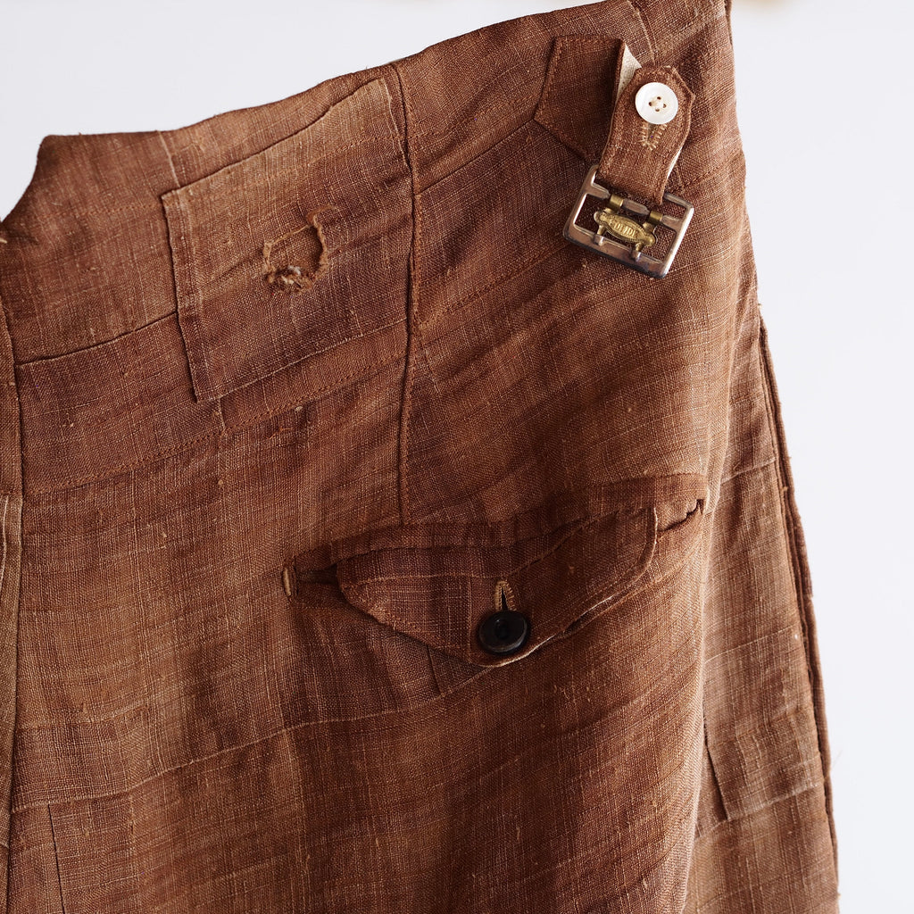 NORA WORK PANTS~japan old linen Kakisibu~