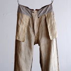 NORA WORK PANTS~japan old linen Kakisibu~
