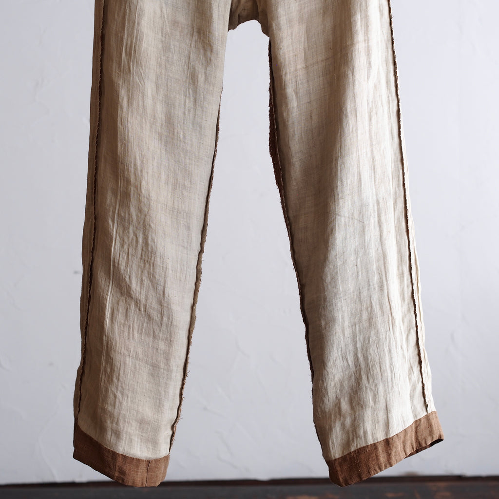 NORA WORK PANTS~japan old linen Kakisibu~