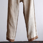 NORA WORK PANTS~japan old linen Kakisibu~