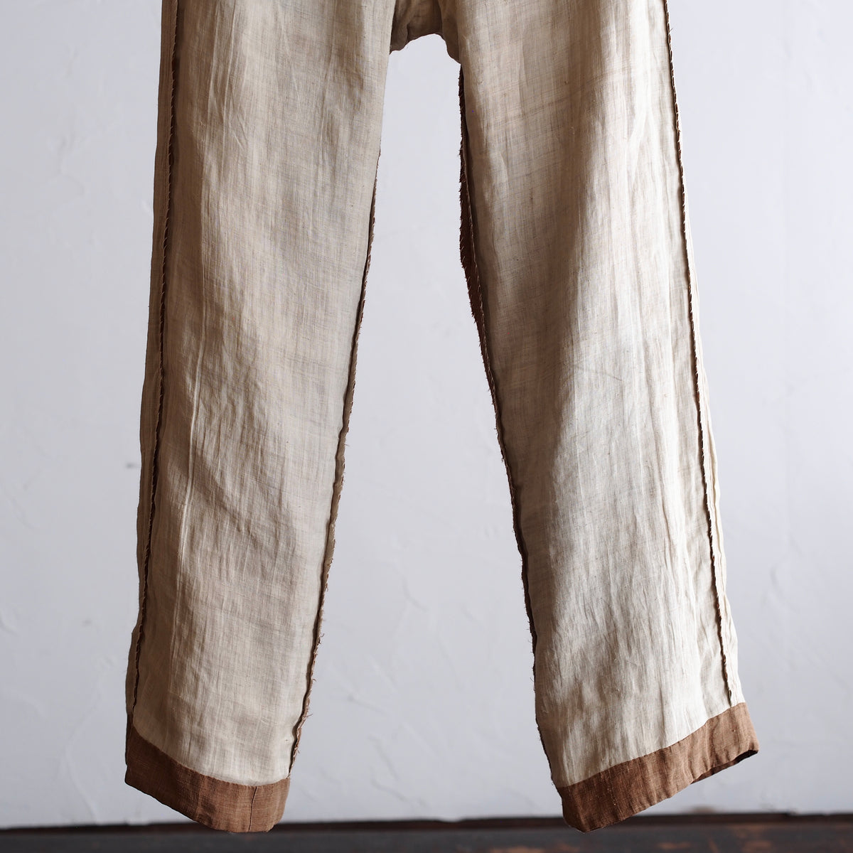 NORA WORK PANTS~japan old linen Kakisibu~