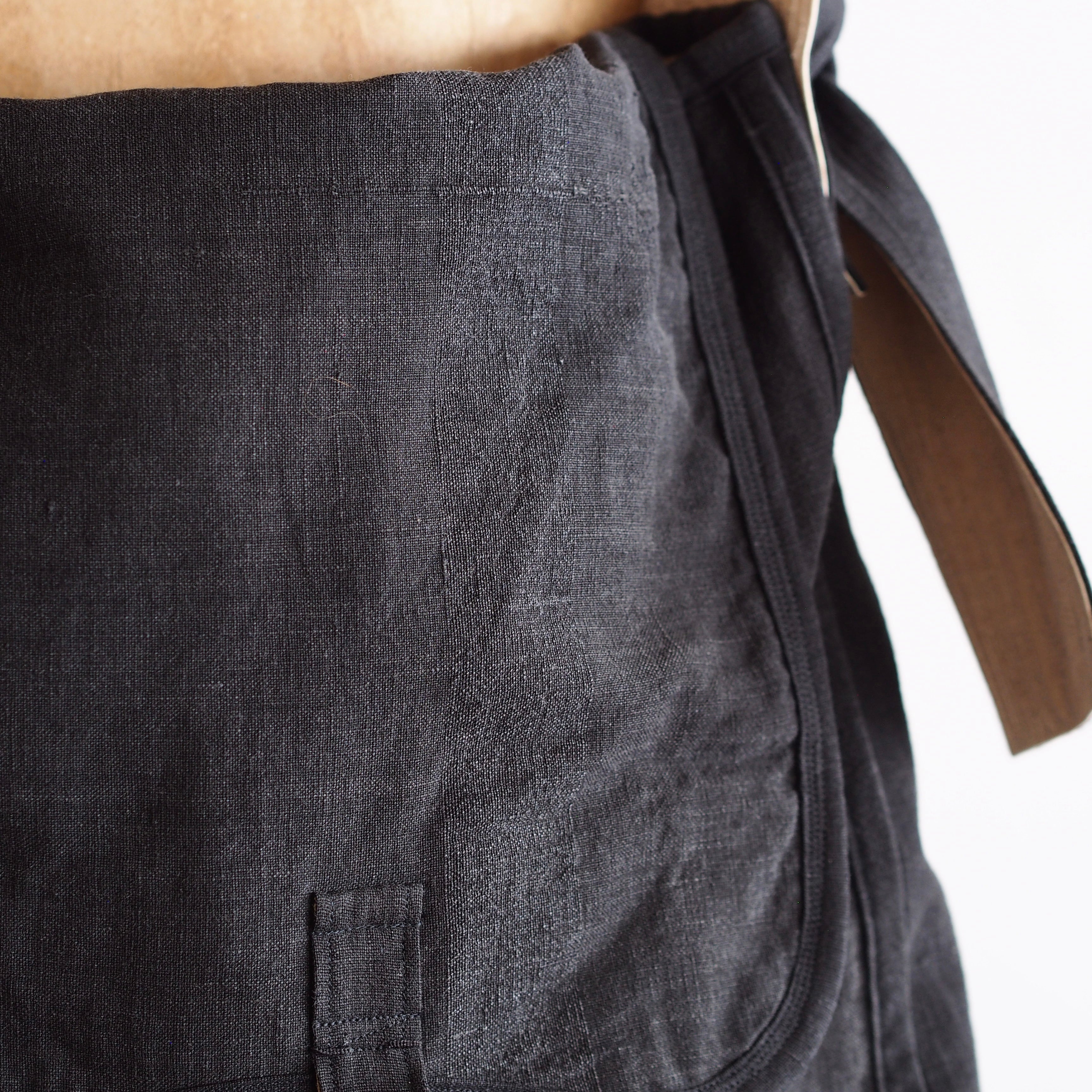 NORA BAG~type postman~japan old black cotton fabric~